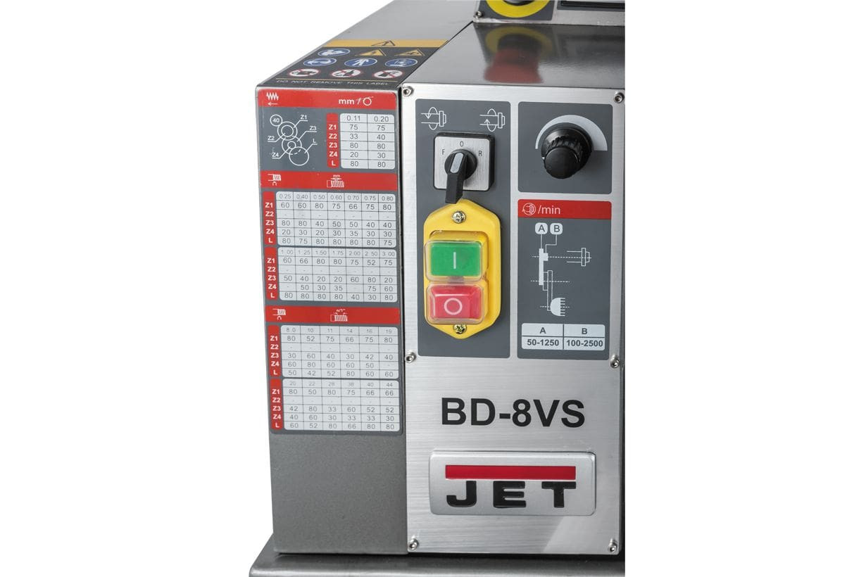 JET BD-8VS Настольный токарный станок по металлу фото 13